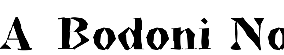 A_Bodoni Nova Brk Bold Yazı tipi ücretsiz indir